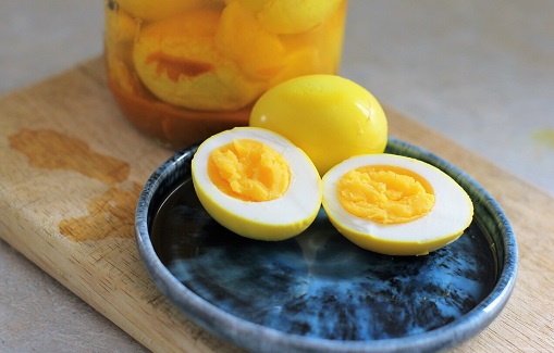 Yellow Pickled Eggs
