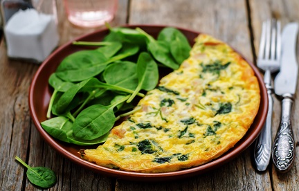 Baby Spinach Omelette